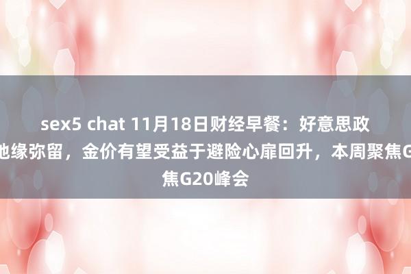 sex5 chat 11月18日财经早餐：好意思政府推升地缘弥留，金价有望受益于避险心扉回升，本周聚焦G20峰会