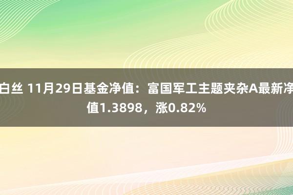 白丝 11月29日基金净值：富国军工主题夹杂A最新净值1.3898，涨0.82%