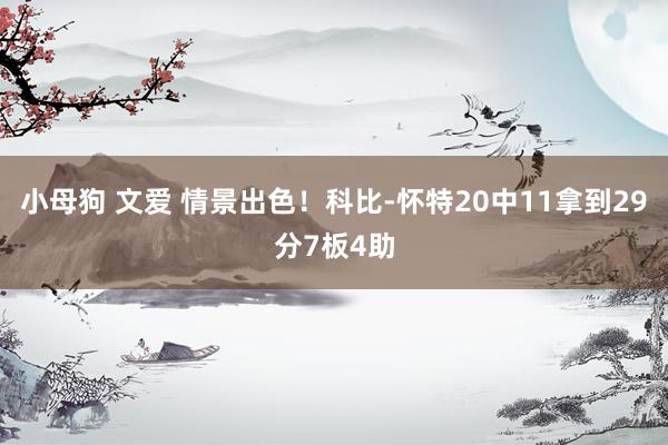 小母狗 文爱 情景出色！科比-怀特20中11拿到29分7板4助