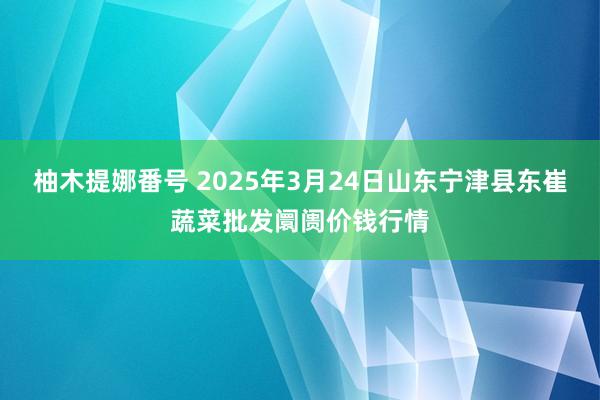 柚木提娜番号 2025年3月24日山东宁津县东崔蔬菜批发阛阓价钱行情