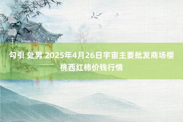 勾引 处男 2025年4月26日宇宙主要批发商场樱桃西红柿价钱行情